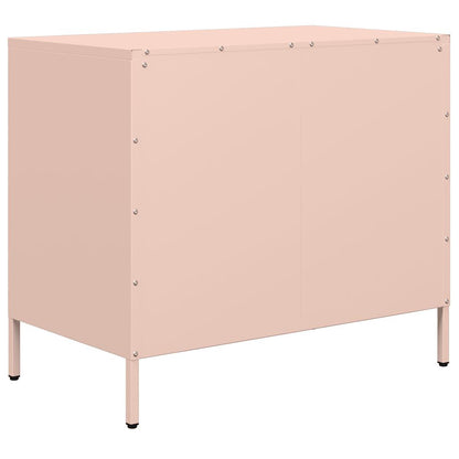 Sideboard Pink 68x39x58.5 cm Cold-rolled Steel