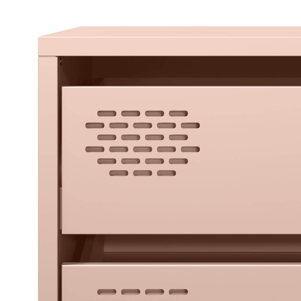 Sideboard Pink 68x39x58.5 cm Cold-rolled Steel