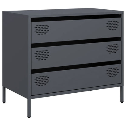 Sideboard Anthracite 68x39x58.5 cm Cold-rolled Steel