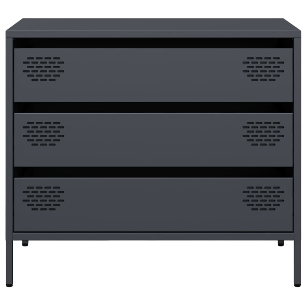 Sideboard Anthracite 68x39x58.5 cm Cold-rolled Steel