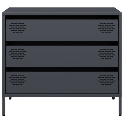 Sideboard Anthracite 68x39x58.5 cm Cold-rolled Steel