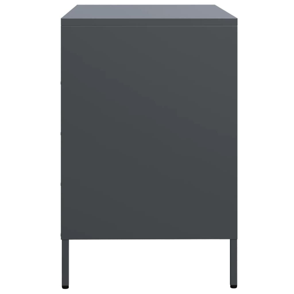 Sideboard Anthracite 68x39x58.5 cm Cold-rolled Steel