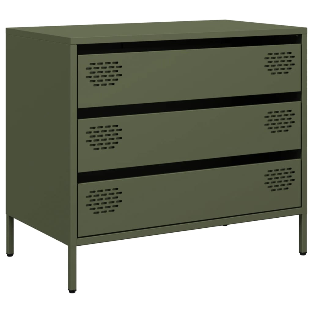 Sideboard Olive Green 68x39x58.5 cm Cold-rolled Steel