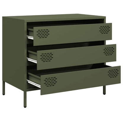 Sideboard Olive Green 68x39x58.5 cm Cold-rolled Steel