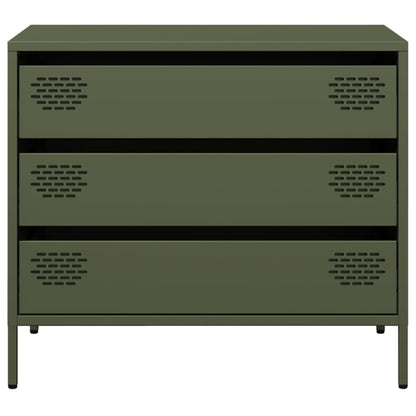 Sideboard Olive Green 68x39x58.5 cm Cold-rolled Steel