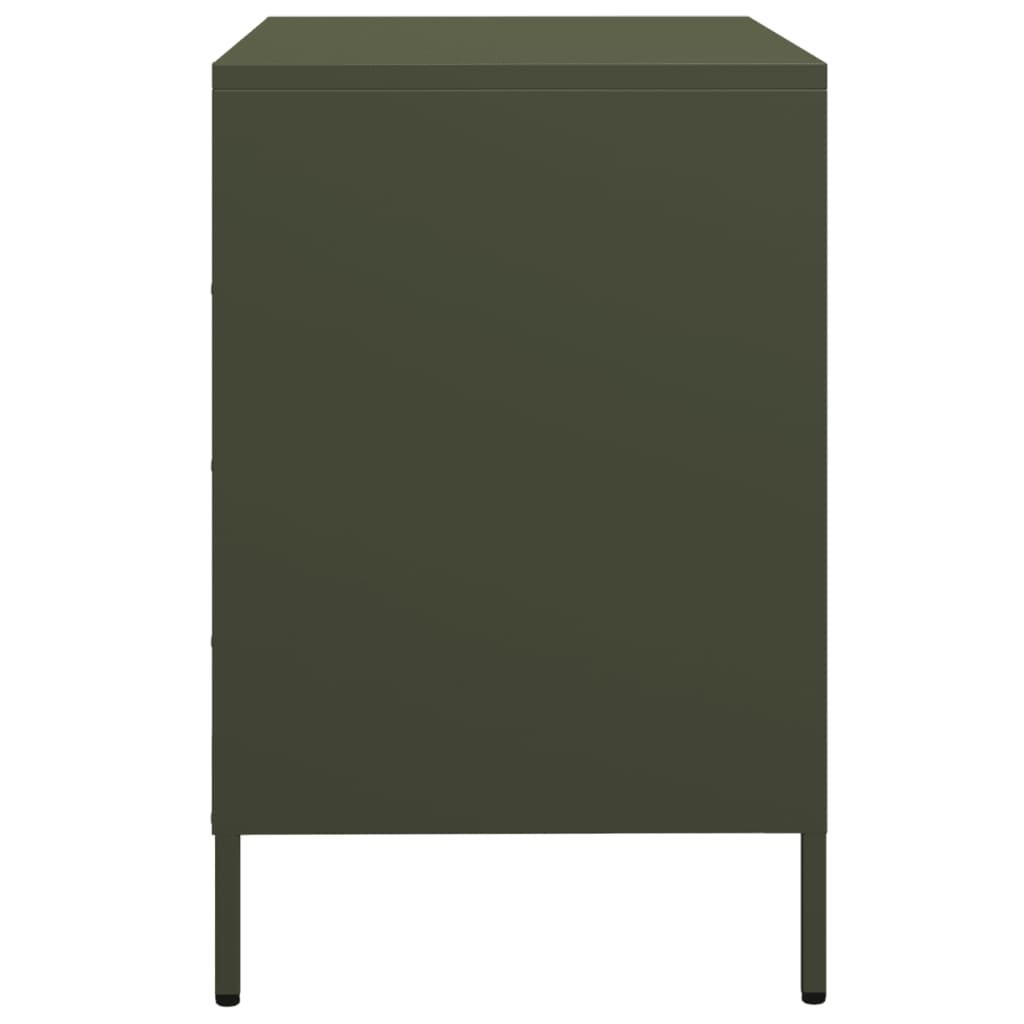 Sideboard Olive Green 68x39x58.5 cm Cold-rolled Steel