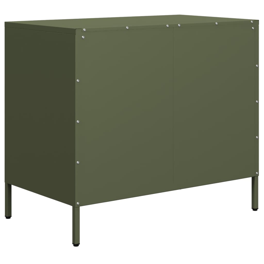 Sideboard Olive Green 68x39x58.5 cm Cold-rolled Steel