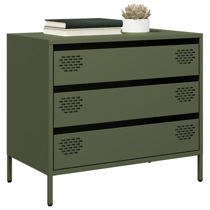 Sideboard Olive Green 68x39x58.5 cm Cold-rolled Steel