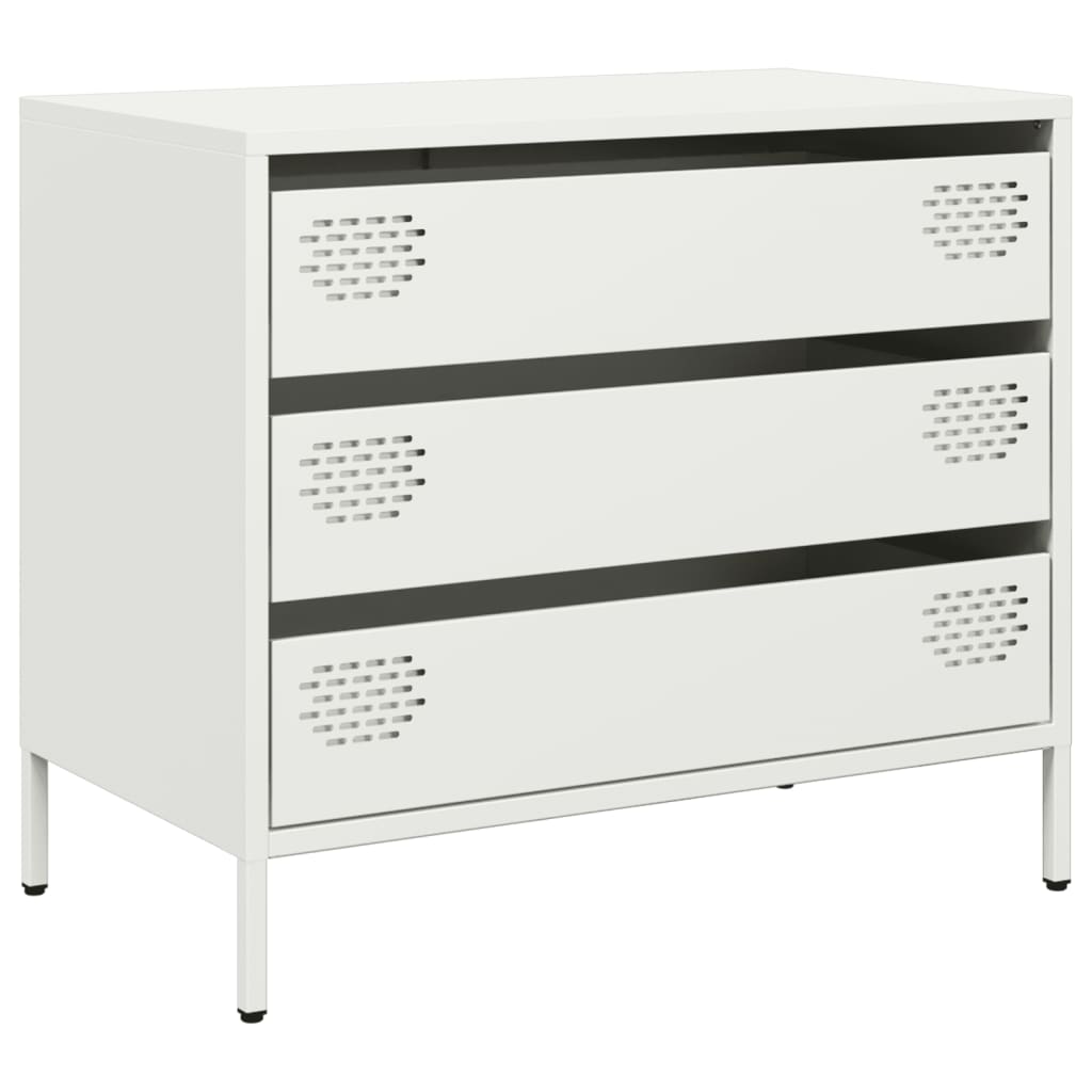 Sideboard White 68x39x58.5 cm Cold-rolled Steel