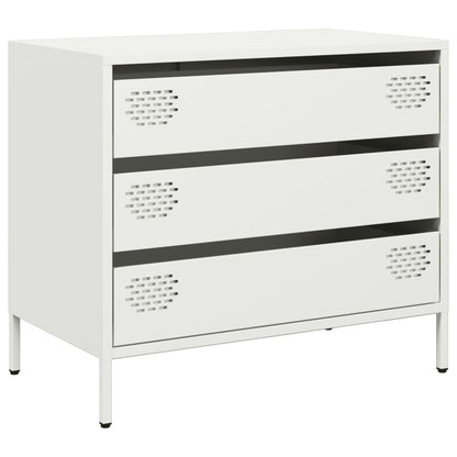 Sideboard White 68x39x58.5 cm Cold-rolled Steel