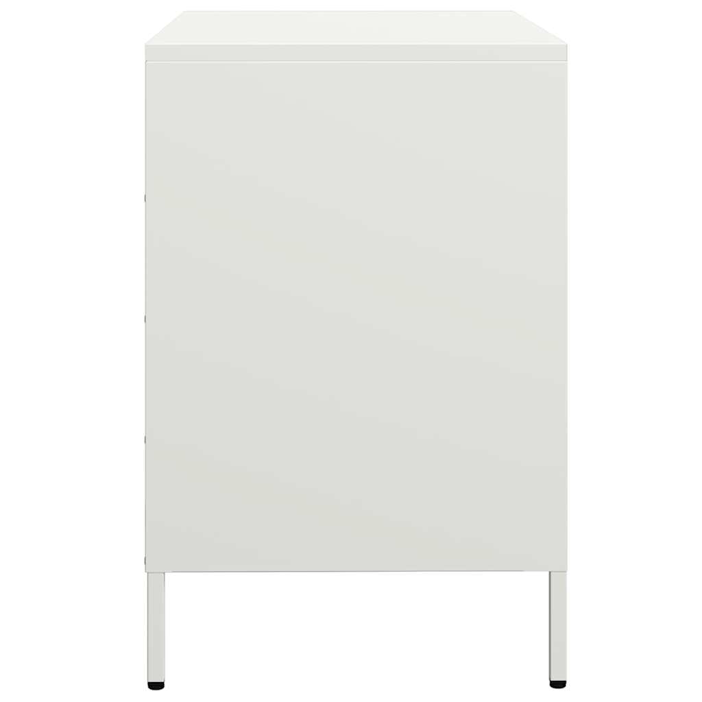 Sideboard White 68x39x58.5 cm Cold-rolled Steel