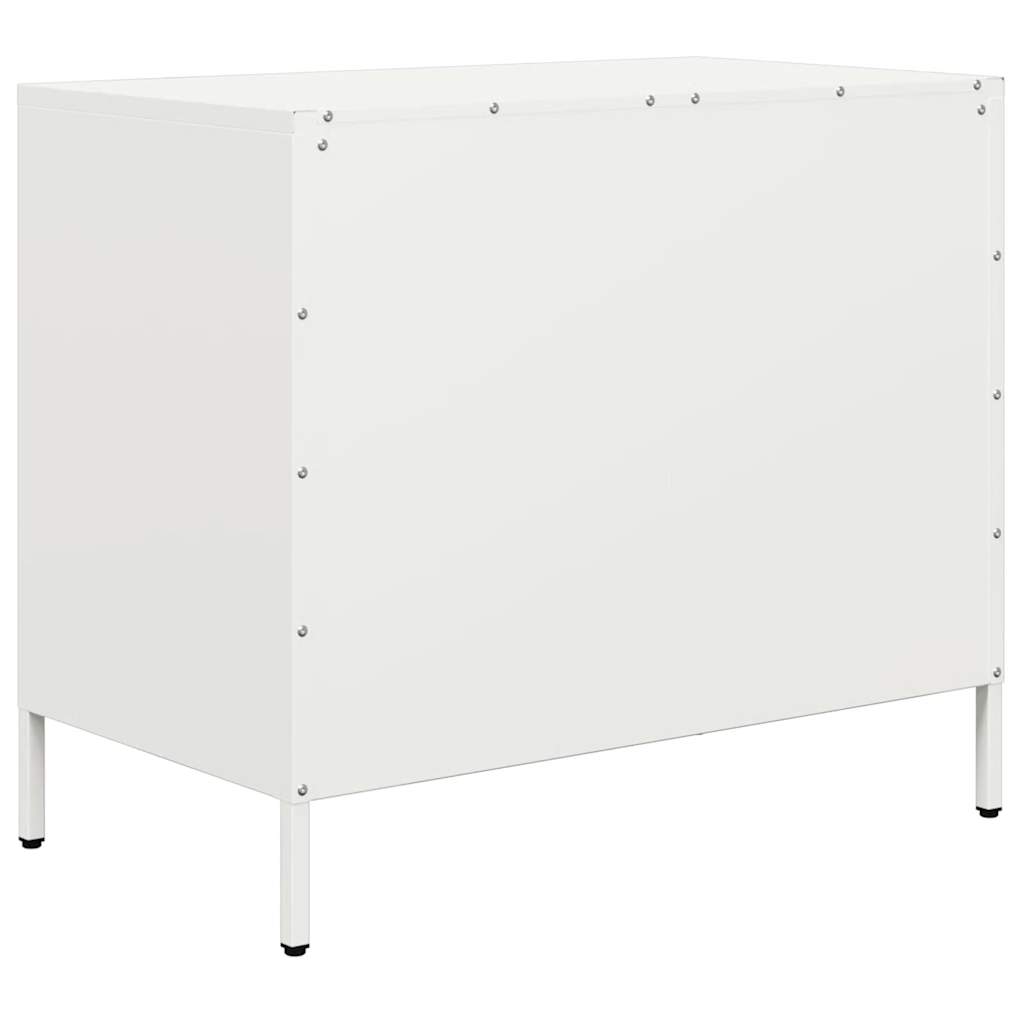 Sideboard White 68x39x58.5 cm Cold-rolled Steel