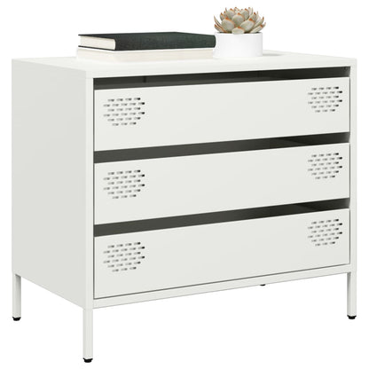 Sideboard White 68x39x58.5 cm Cold-rolled Steel