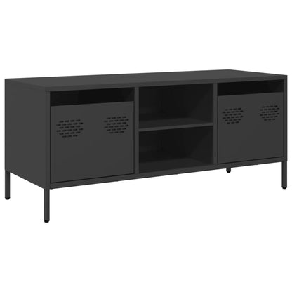 TV Cabinet Black 101.5x39x43.5 cm Cold-rolled Steel