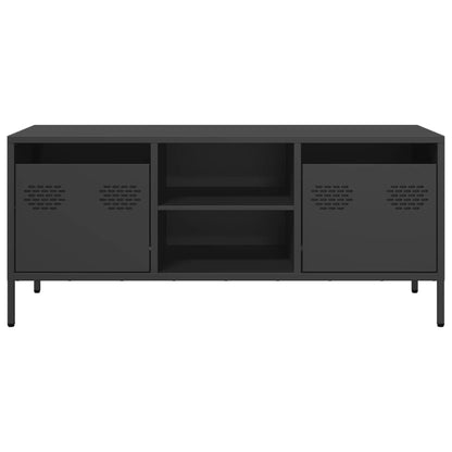 TV Cabinet Black 101.5x39x43.5 cm Cold-rolled Steel