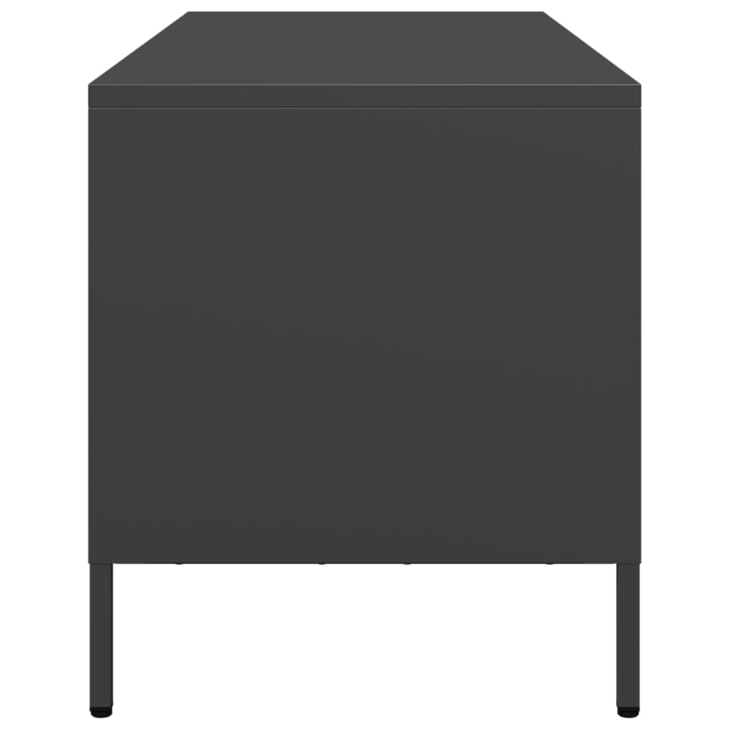 TV Cabinet Black 101.5x39x43.5 cm Cold-rolled Steel