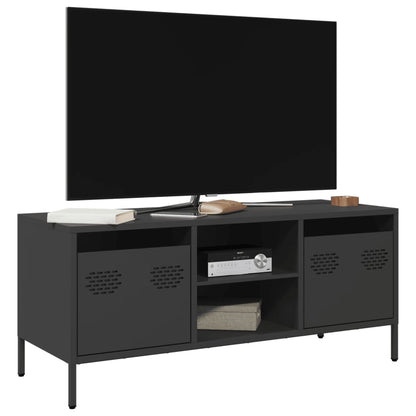 TV Cabinet Black 101.5x39x43.5 cm Cold-rolled Steel