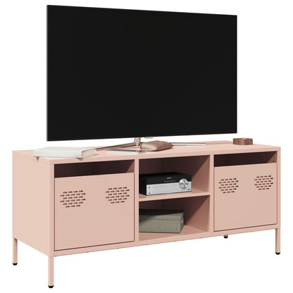 TV Cabinet Pink 101.5x39x43.5 cm Cold-rolled Steel