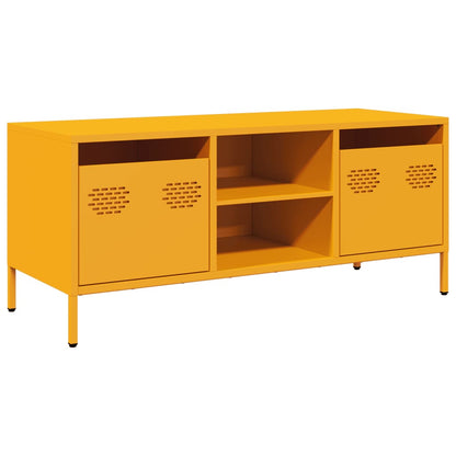 TV Cabinet Mustard Yellow 101.5x39x43.5 cm Cold-rolled Steel