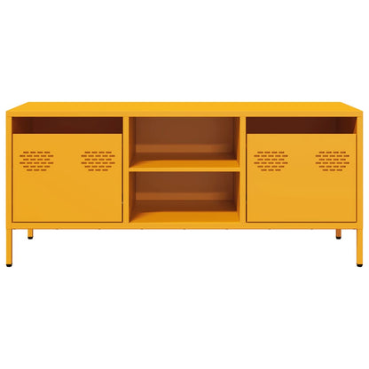 TV Cabinet Mustard Yellow 101.5x39x43.5 cm Cold-rolled Steel