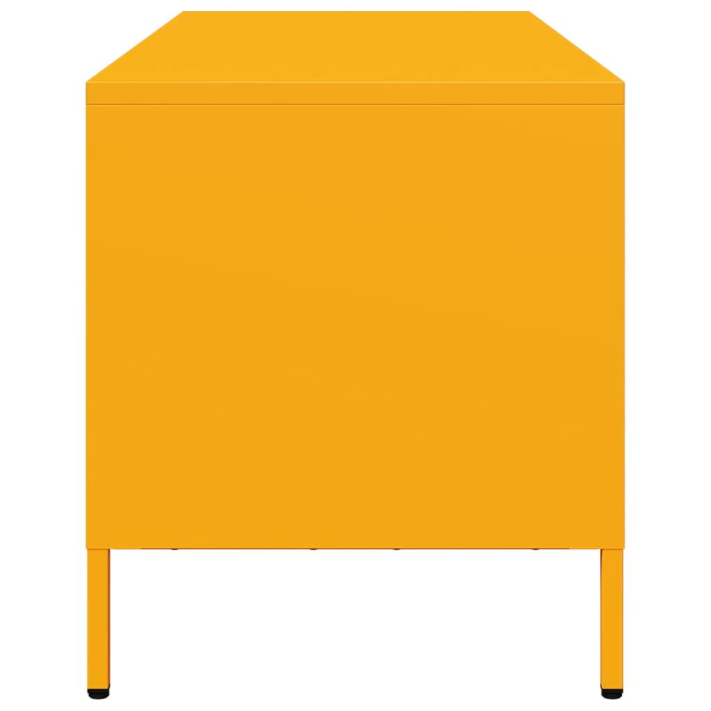 TV Cabinet Mustard Yellow 101.5x39x43.5 cm Cold-rolled Steel