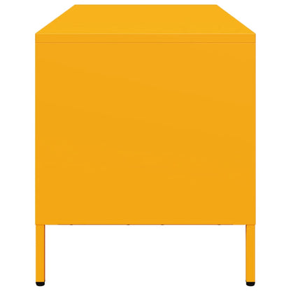 TV Cabinet Mustard Yellow 101.5x39x43.5 cm Cold-rolled Steel