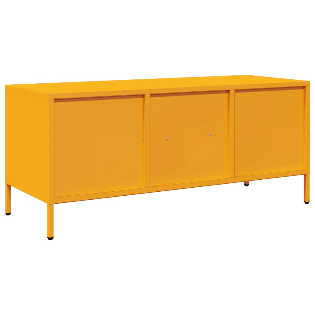 TV Cabinet Mustard Yellow 101.5x39x43.5 cm Cold-rolled Steel