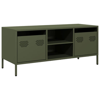 TV Cabinet Olive Green 101.5x39x43.5 cm Cold-rolled Steel