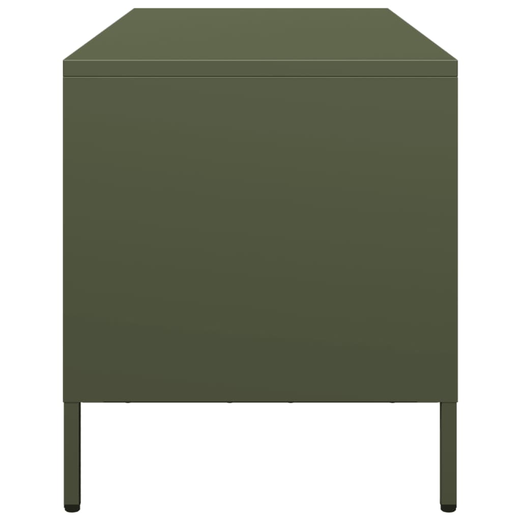 TV Cabinet Olive Green 101.5x39x43.5 cm Cold-rolled Steel