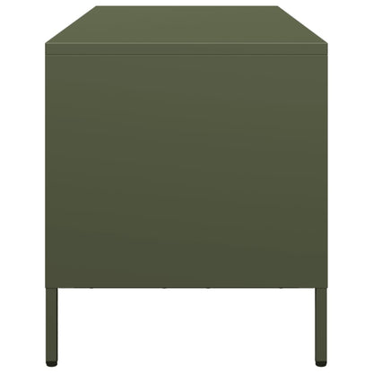 TV Cabinet Olive Green 101.5x39x43.5 cm Cold-rolled Steel