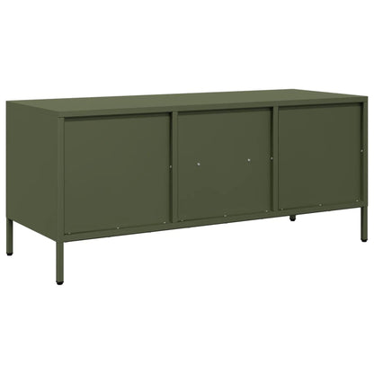 TV Cabinet Olive Green 101.5x39x43.5 cm Cold-rolled Steel