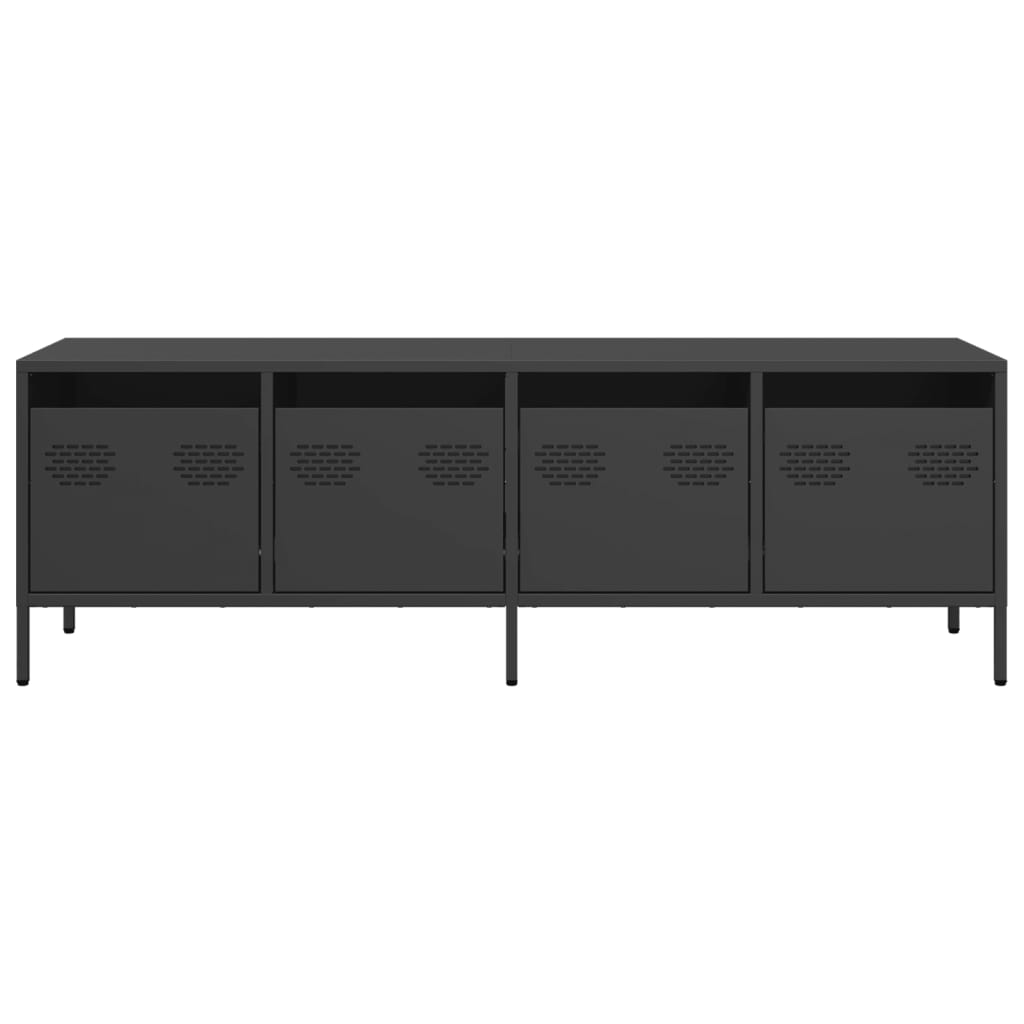 TV Cabinet Black 135x39x43.5 cm Cold-rolled Steel