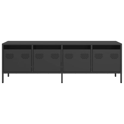 TV Cabinet Black 135x39x43.5 cm Cold-rolled Steel