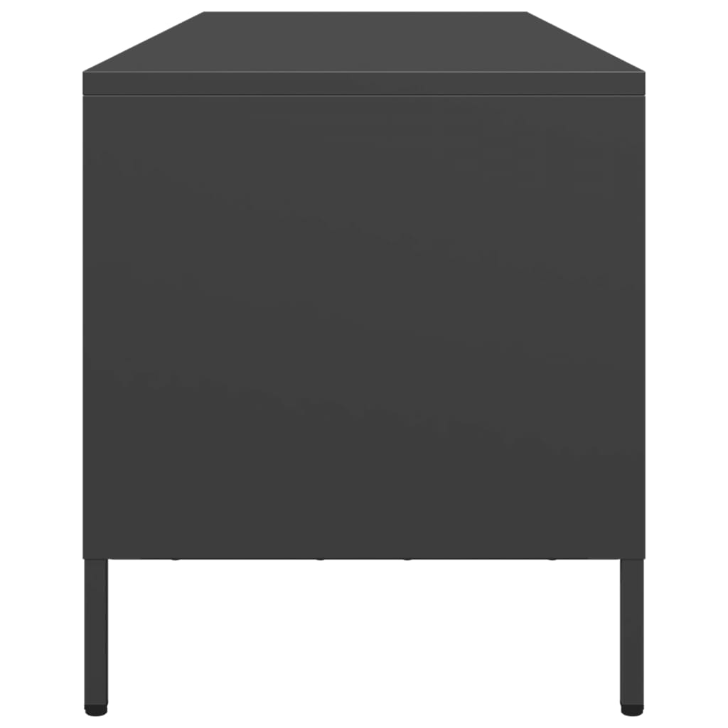 TV Cabinet Black 135x39x43.5 cm Cold-rolled Steel