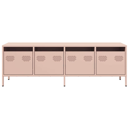 TV Cabinet Pink 135x39x43.5 cm Cold-rolled Steel