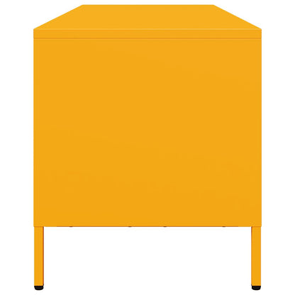 TV Cabinet Mustard Yellow 135x39x43.5 cm Cold-rolled Steel