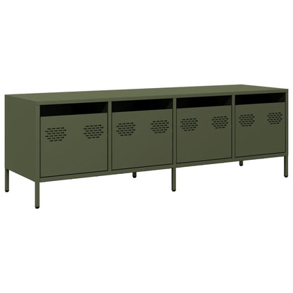 TV Cabinet Olive Green 135x39x43.5 cm Cold-rolled Steel