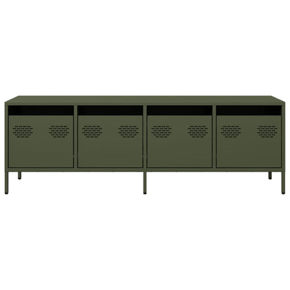 TV Cabinet Olive Green 135x39x43.5 cm Cold-rolled Steel