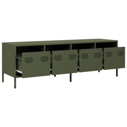 TV Cabinet Olive Green 135x39x43.5 cm Cold-rolled Steel