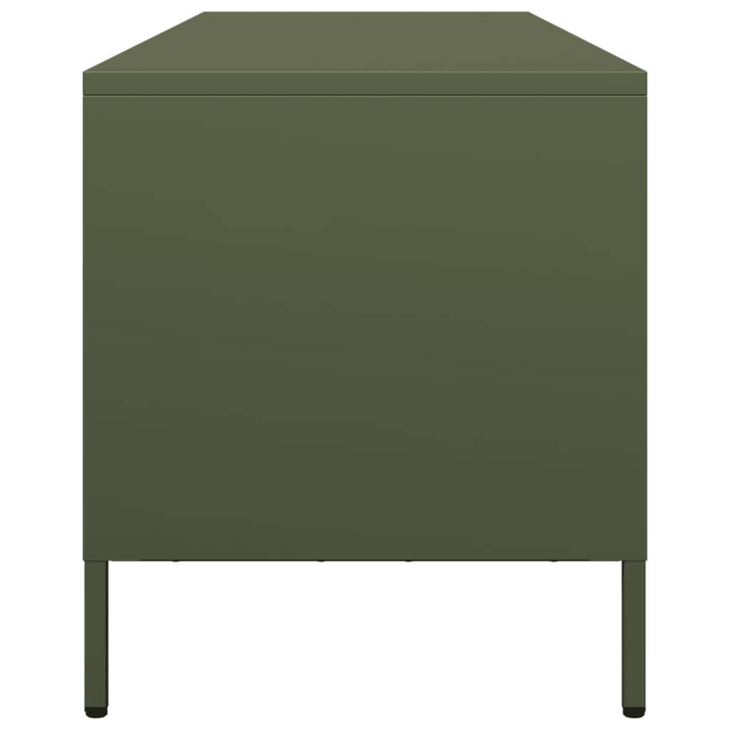 TV Cabinet Olive Green 135x39x43.5 cm Cold-rolled Steel