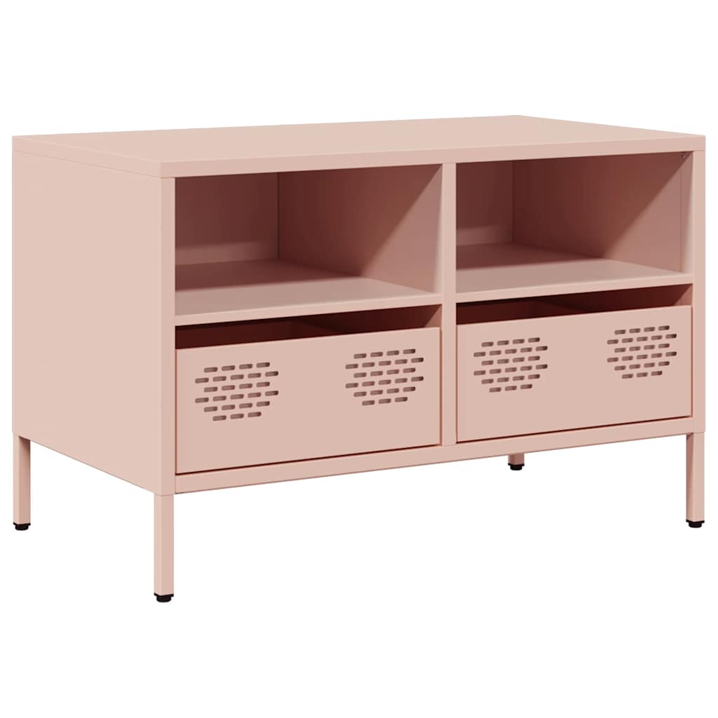 TV Cabinet Pink 68x39x43.5 cm Cold-rolled Steel