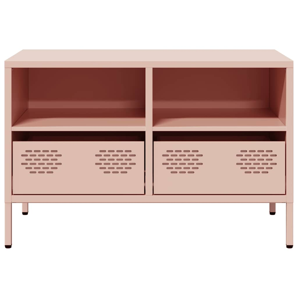 TV Cabinet Pink 68x39x43.5 cm Cold-rolled Steel