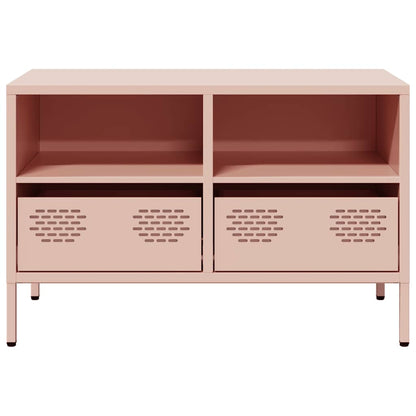 TV Cabinet Pink 68x39x43.5 cm Cold-rolled Steel