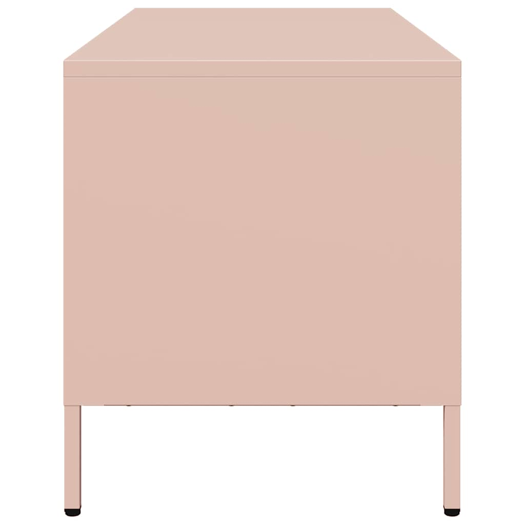 TV Cabinet Pink 68x39x43.5 cm Cold-rolled Steel