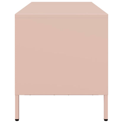 TV Cabinet Pink 68x39x43.5 cm Cold-rolled Steel