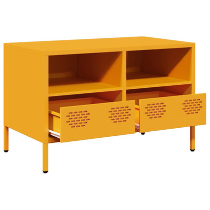 TV Cabinet Mustard Yellow 68x39x43.5 cm Cold-rolled Steel