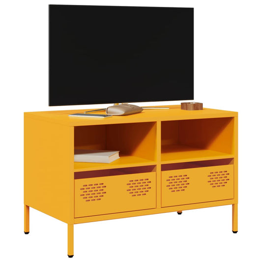 TV Cabinet Mustard Yellow 68x39x43.5 cm Cold-rolled Steel