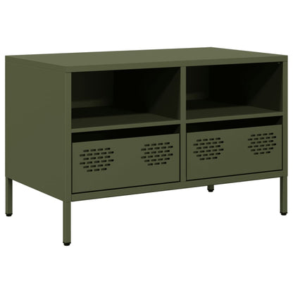 TV Cabinet Olive Green 68x39x43.5 cm Cold-rolled Steel