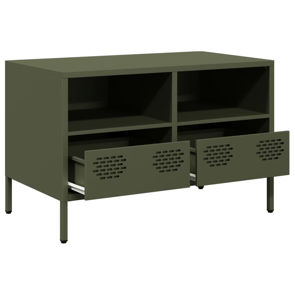 TV Cabinet Olive Green 68x39x43.5 cm Cold-rolled Steel