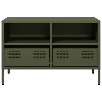 TV Cabinet Olive Green 68x39x43.5 cm Cold-rolled Steel